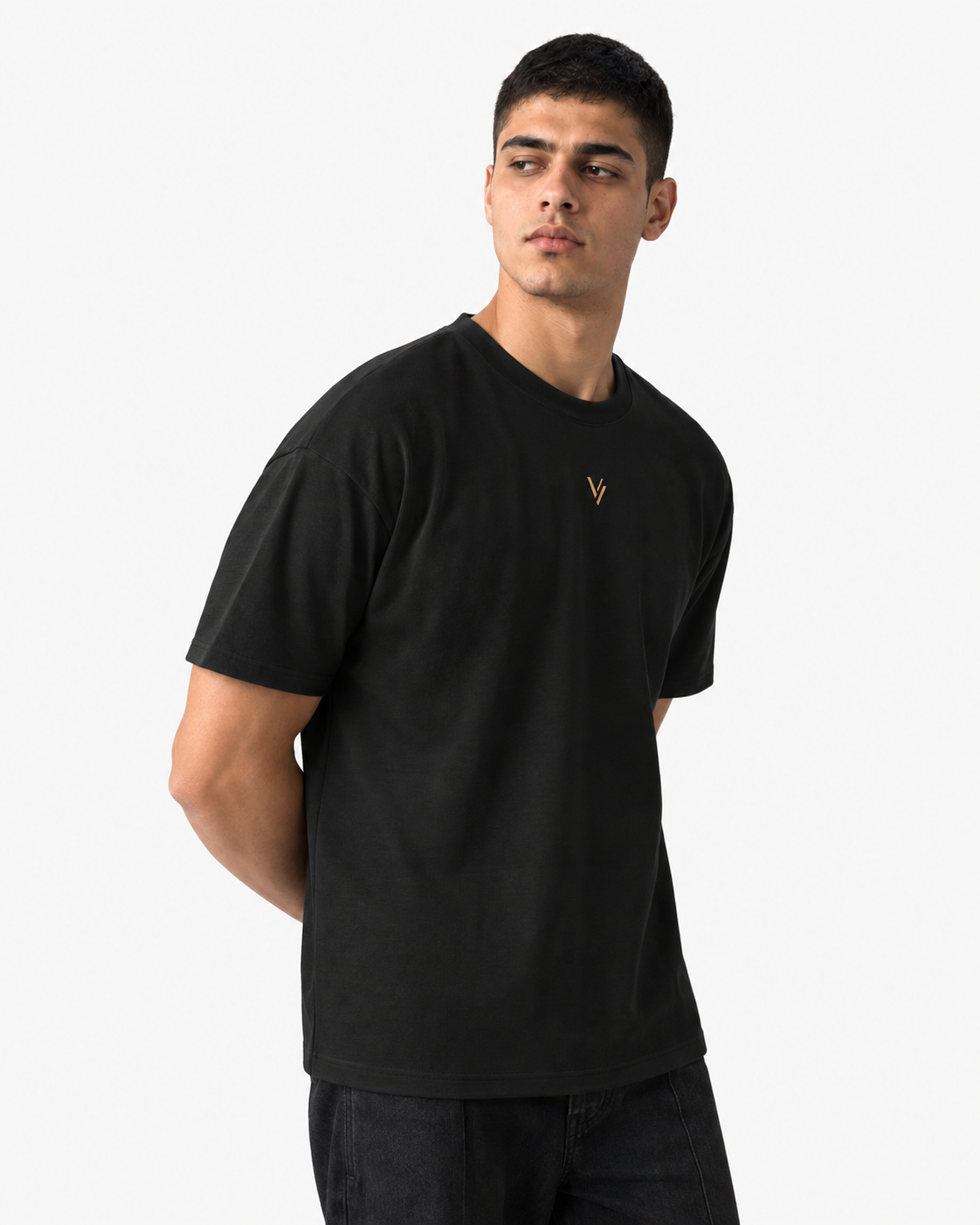 VELVONE — V Classic Oversized Tee Dark