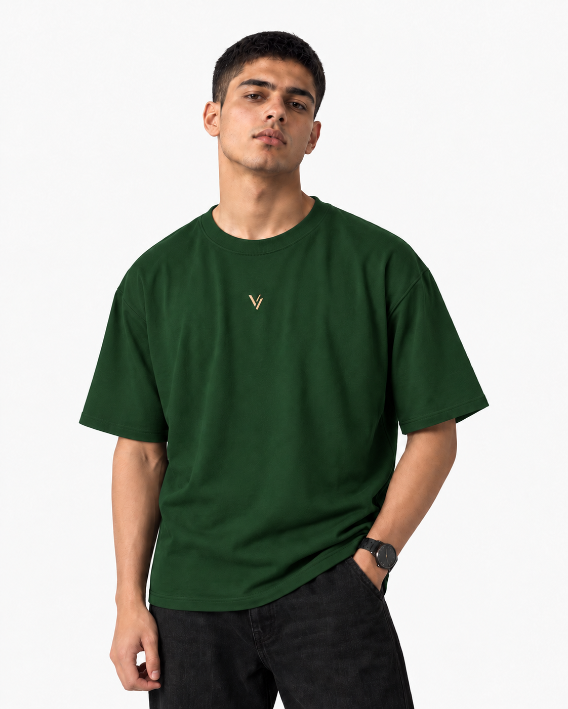 VELVONE —  V Classic Oversized Tee Dark