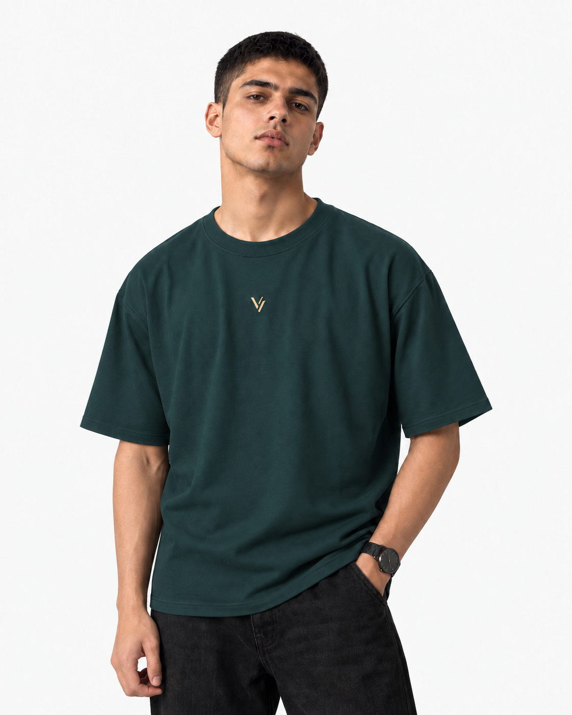 VELVONE —  V Classic Oversized Tee Dark