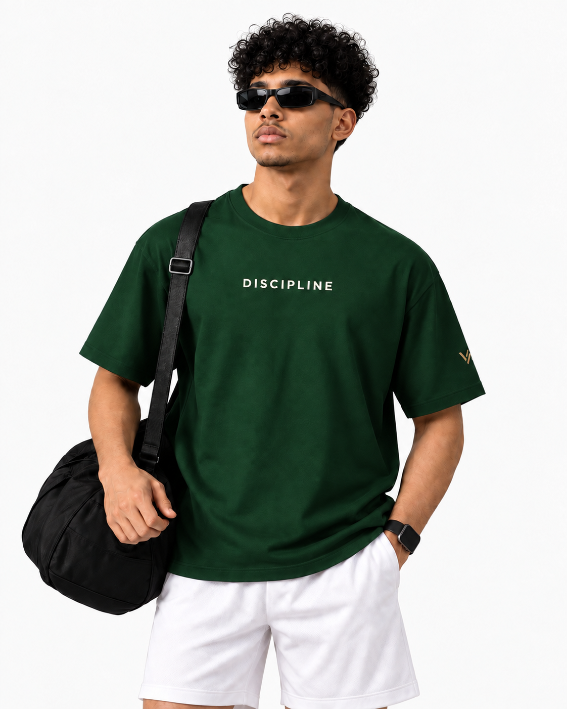 VELVONE - Discipline Terry Oversized Tee Dark
