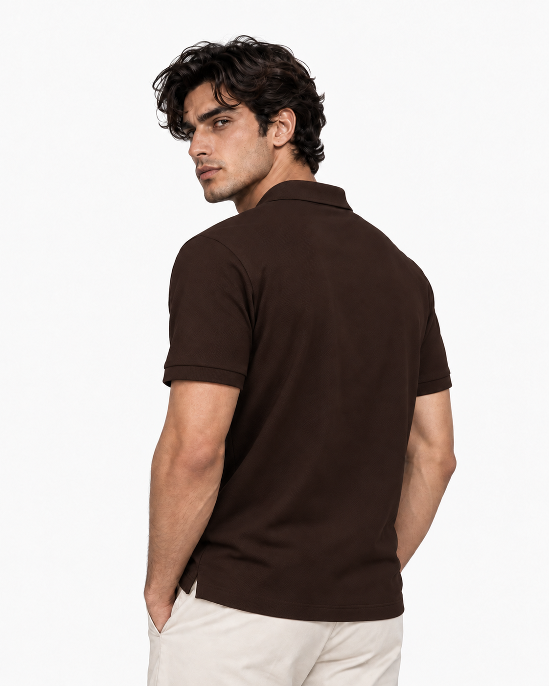 VELVONE — V Signature Polo Dark