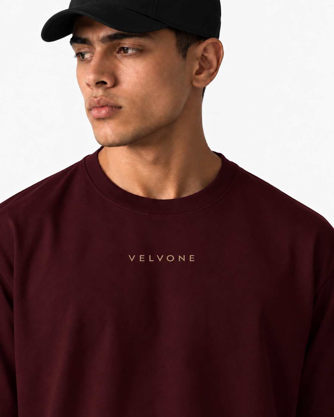 VELVONE - Essential Terry Oversized Tee Dark