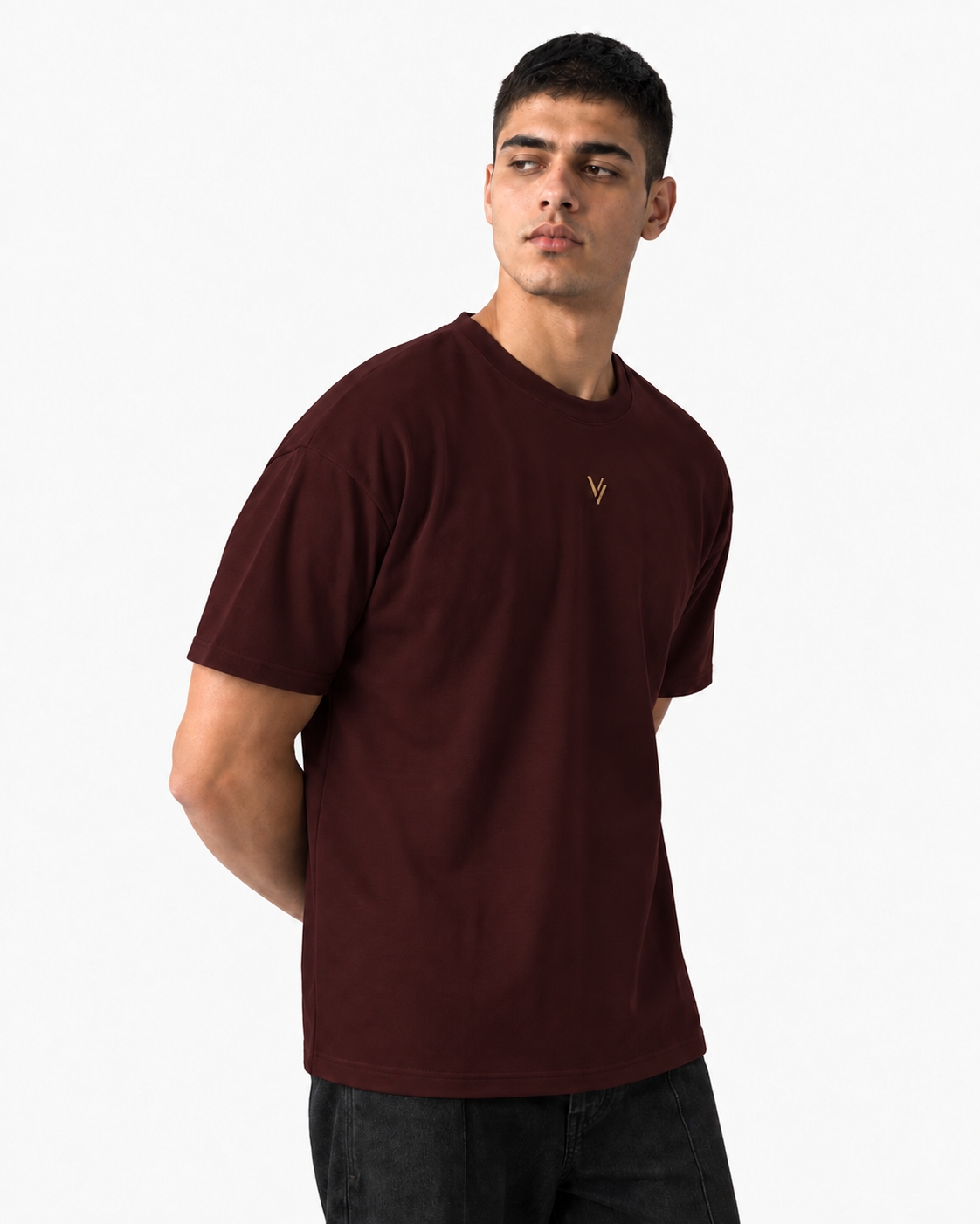 VELVONE —  V Classic Oversized Tee Dark
