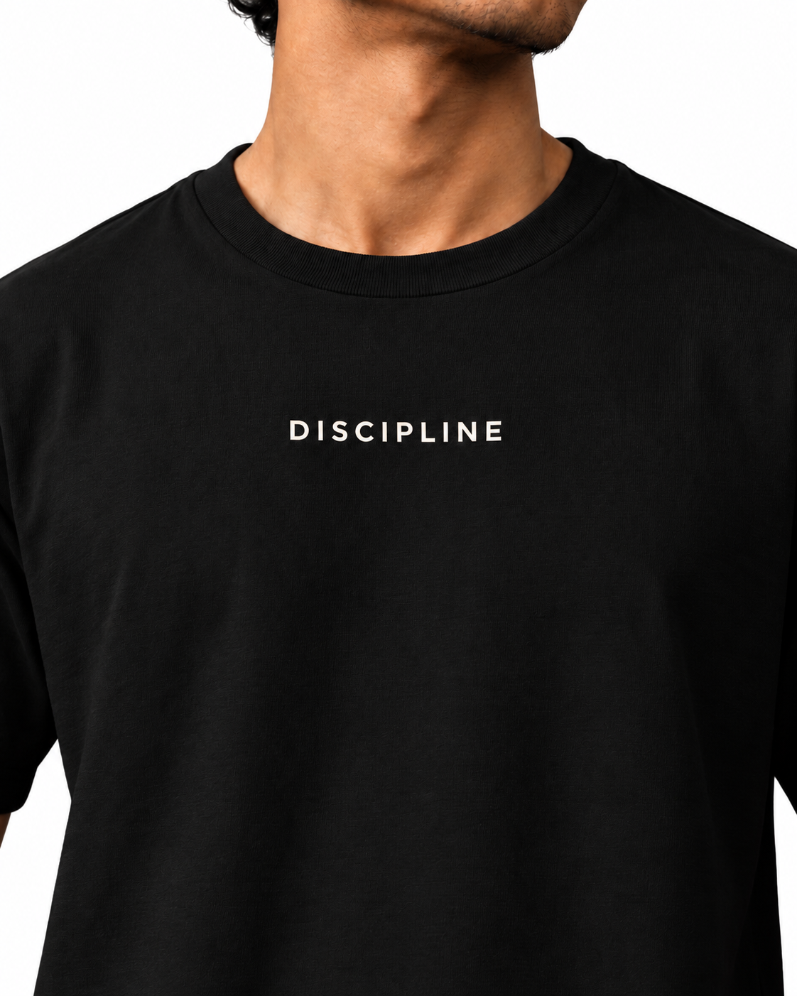 VELVONE - Discipline Terry Oversized Tee Dark