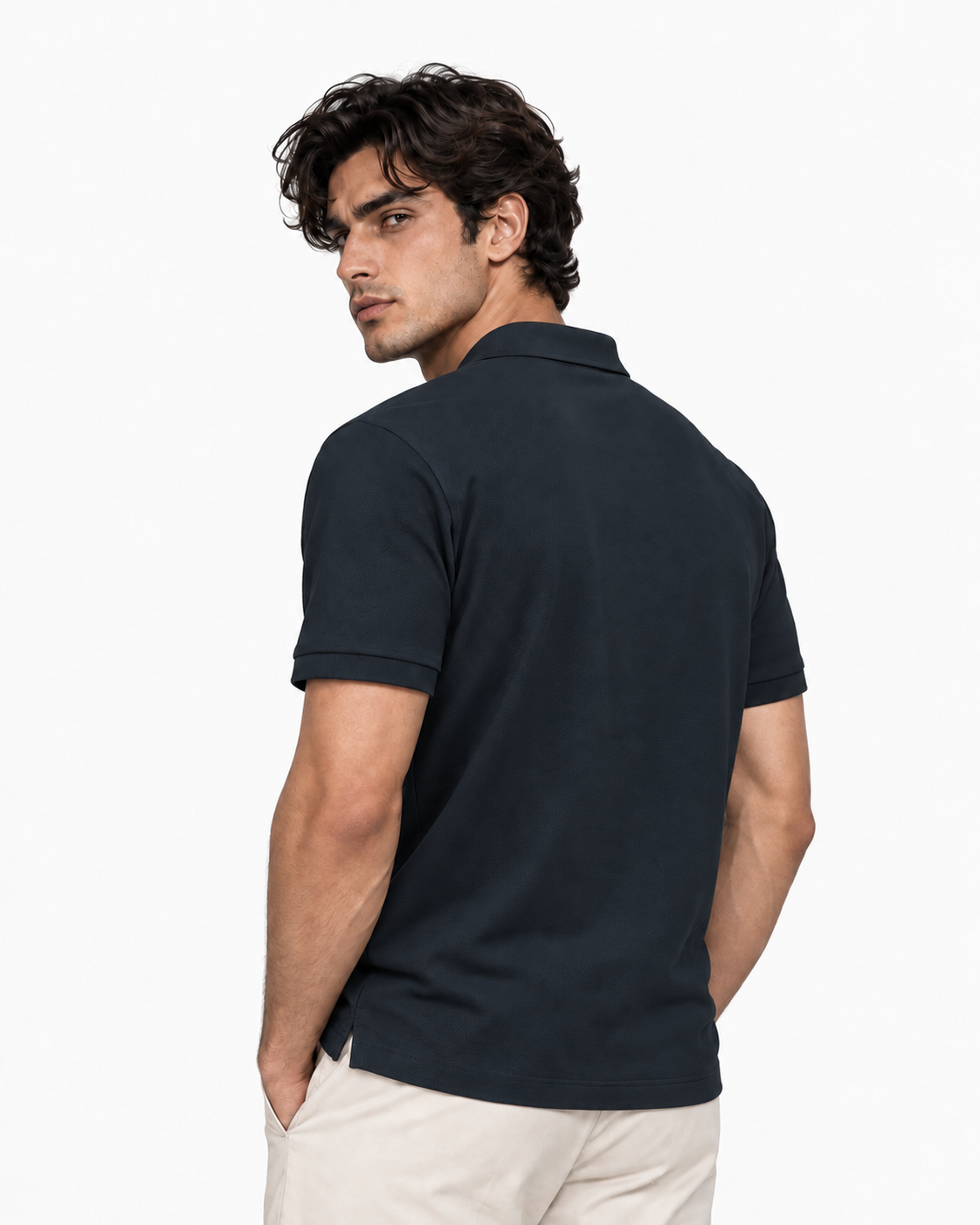VELVONE — V Signature Polo Dark