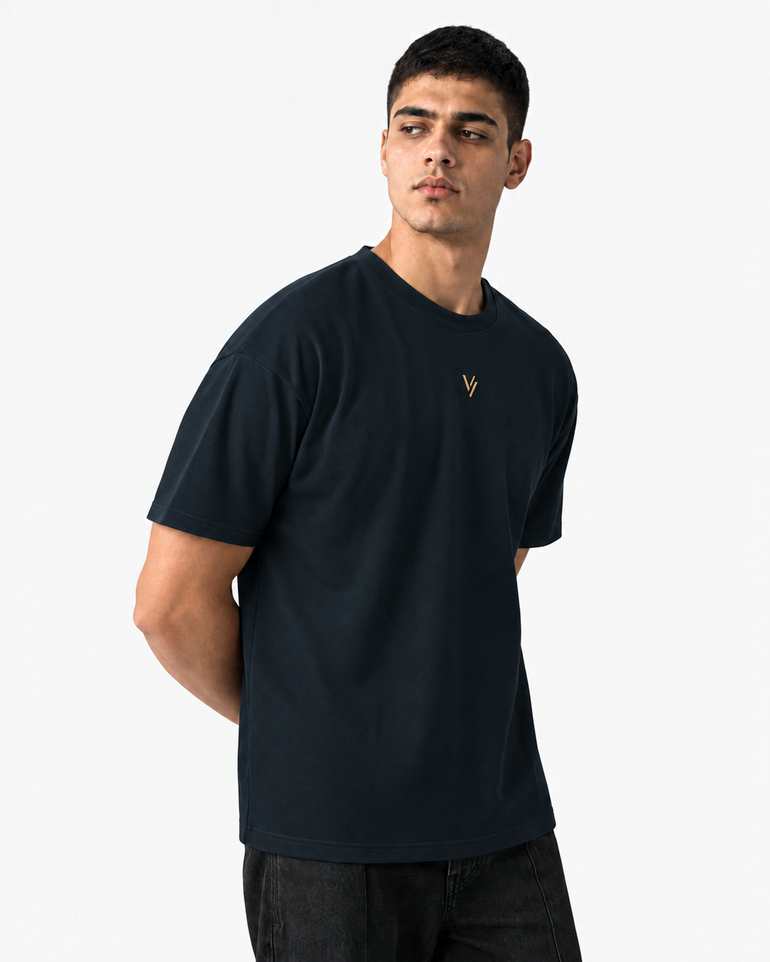 VELVONE —  V Classic Oversized Tee Dark