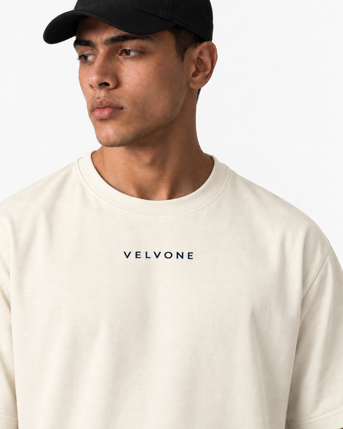 VELVONE - Essential Terry Oversized Tee Light