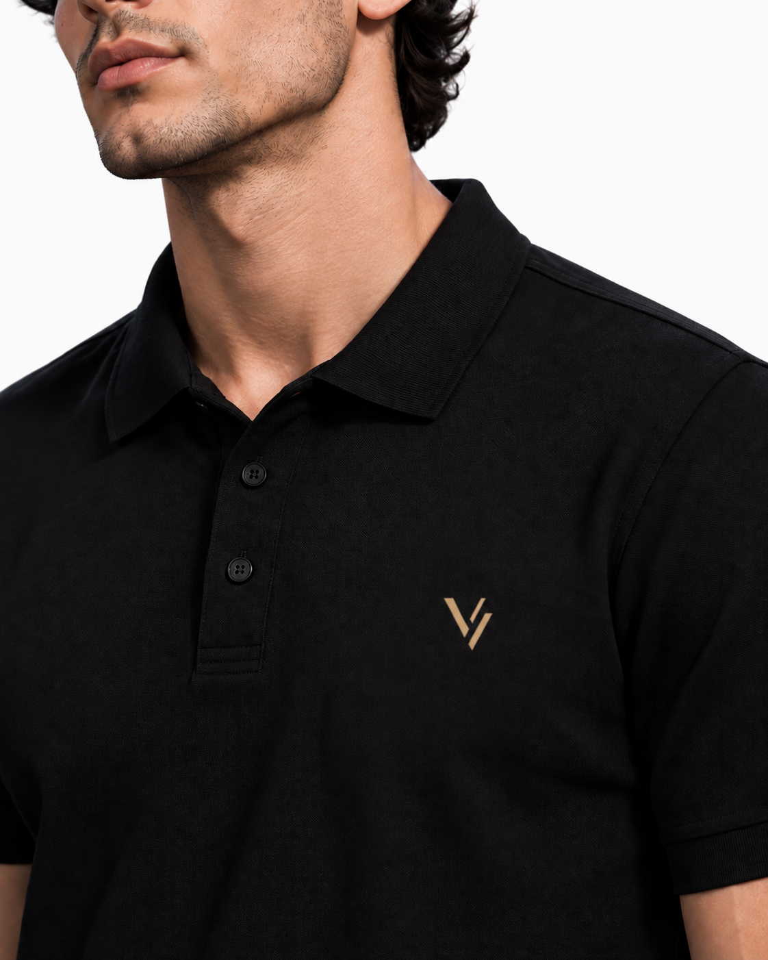 VELVONE — V Signature Polo Dark