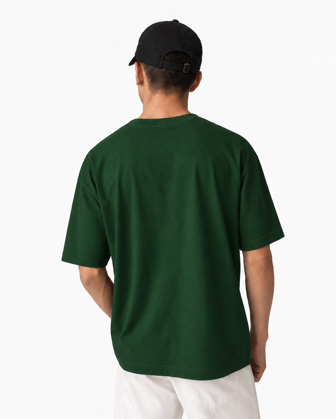 VELVONE - Essential Terry Oversized Tee Dark