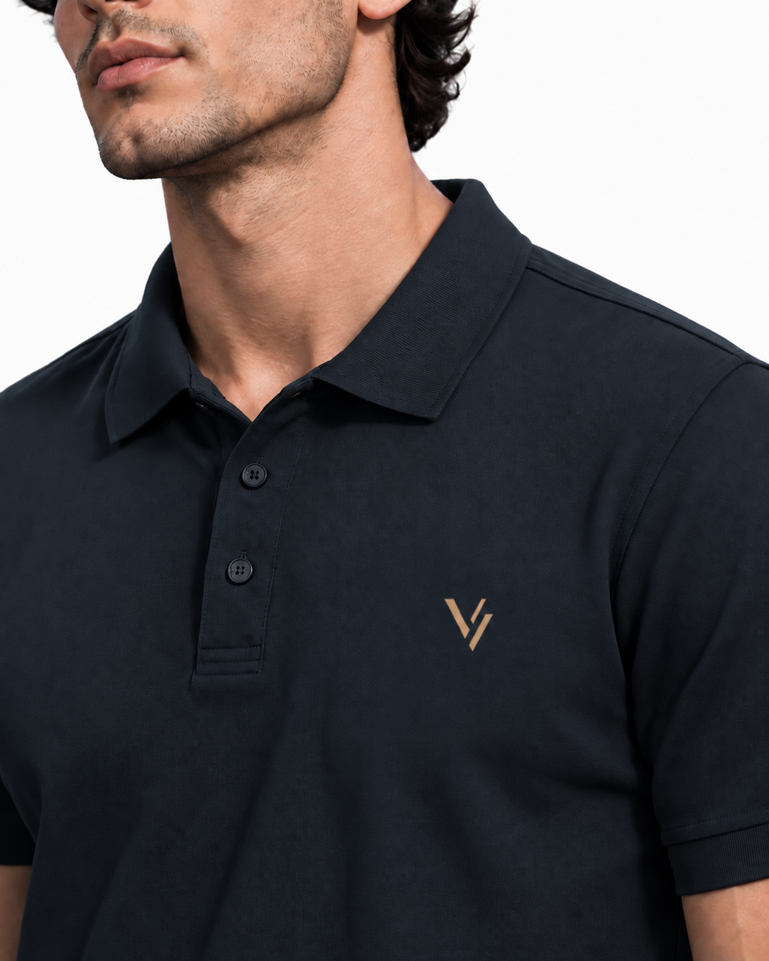 VELVONE — V Signature Polo Dark