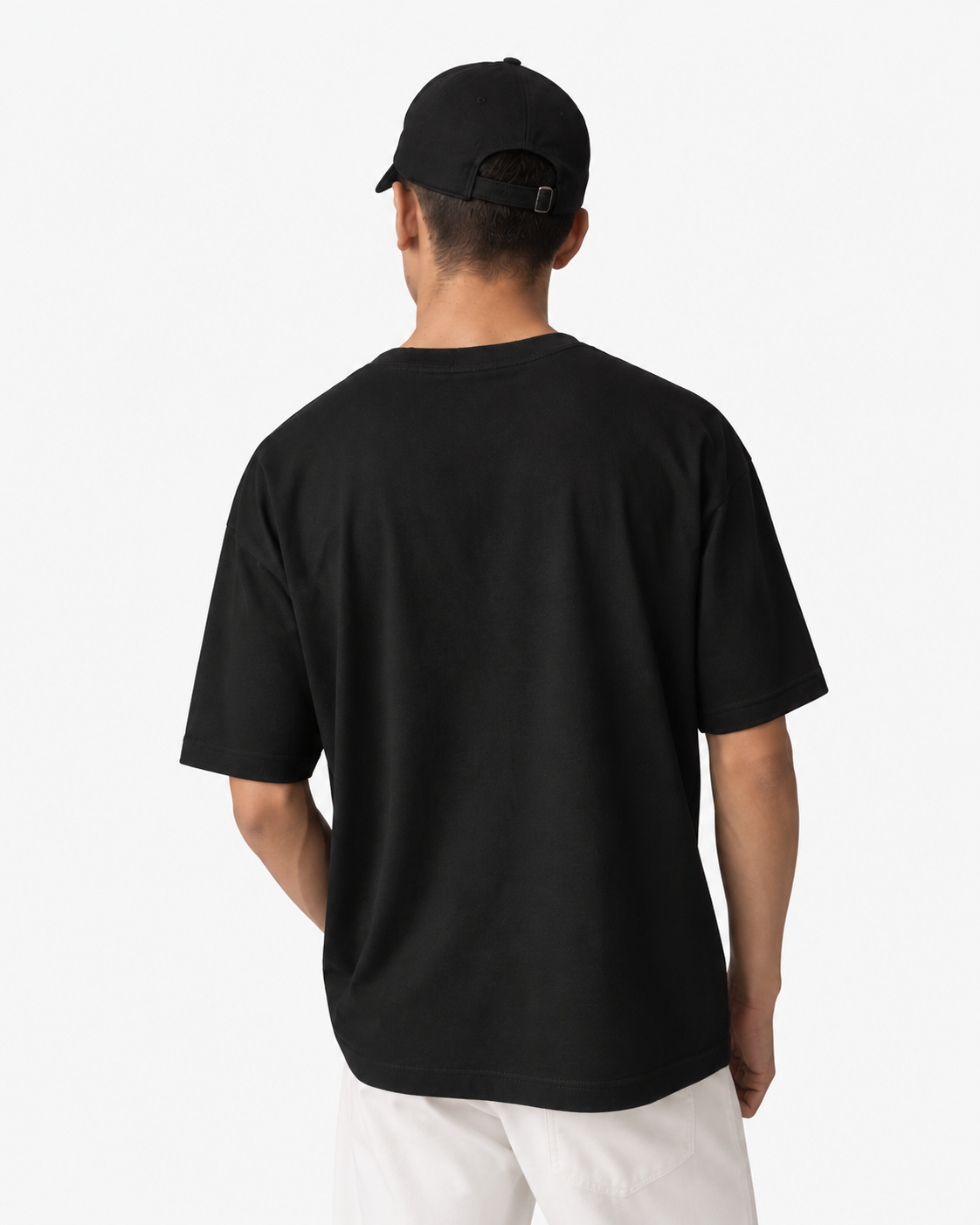 VELVONE - Essential Terry Oversized Tee Dark