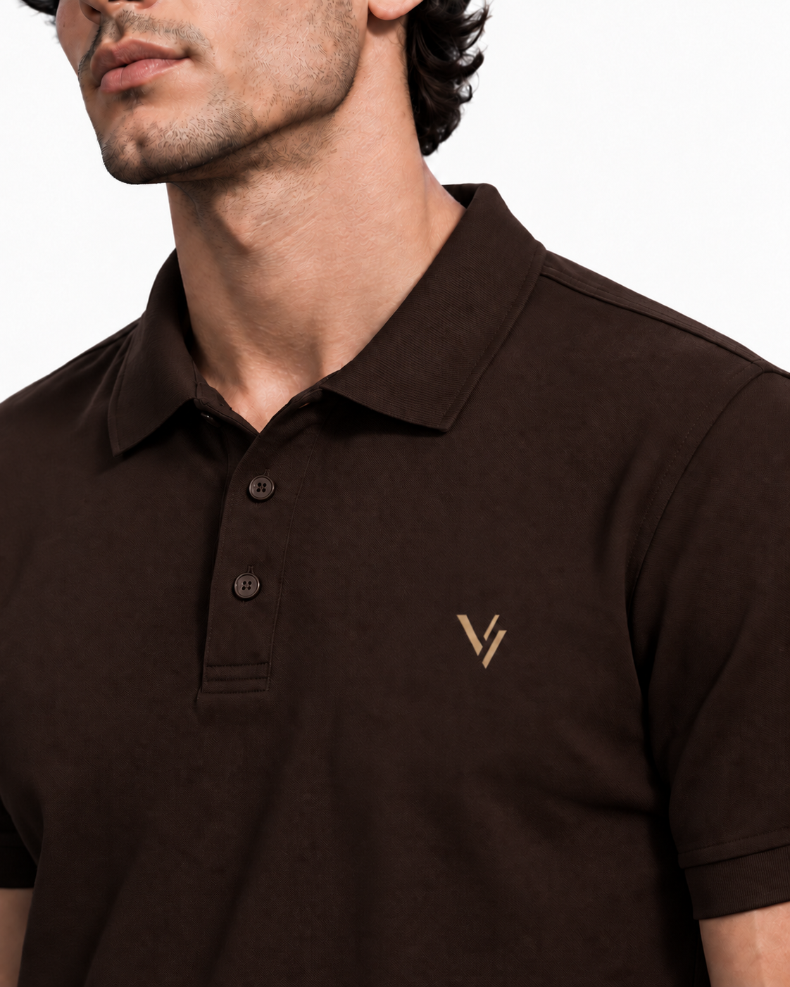 VELVONE — V Signature Polo Dark