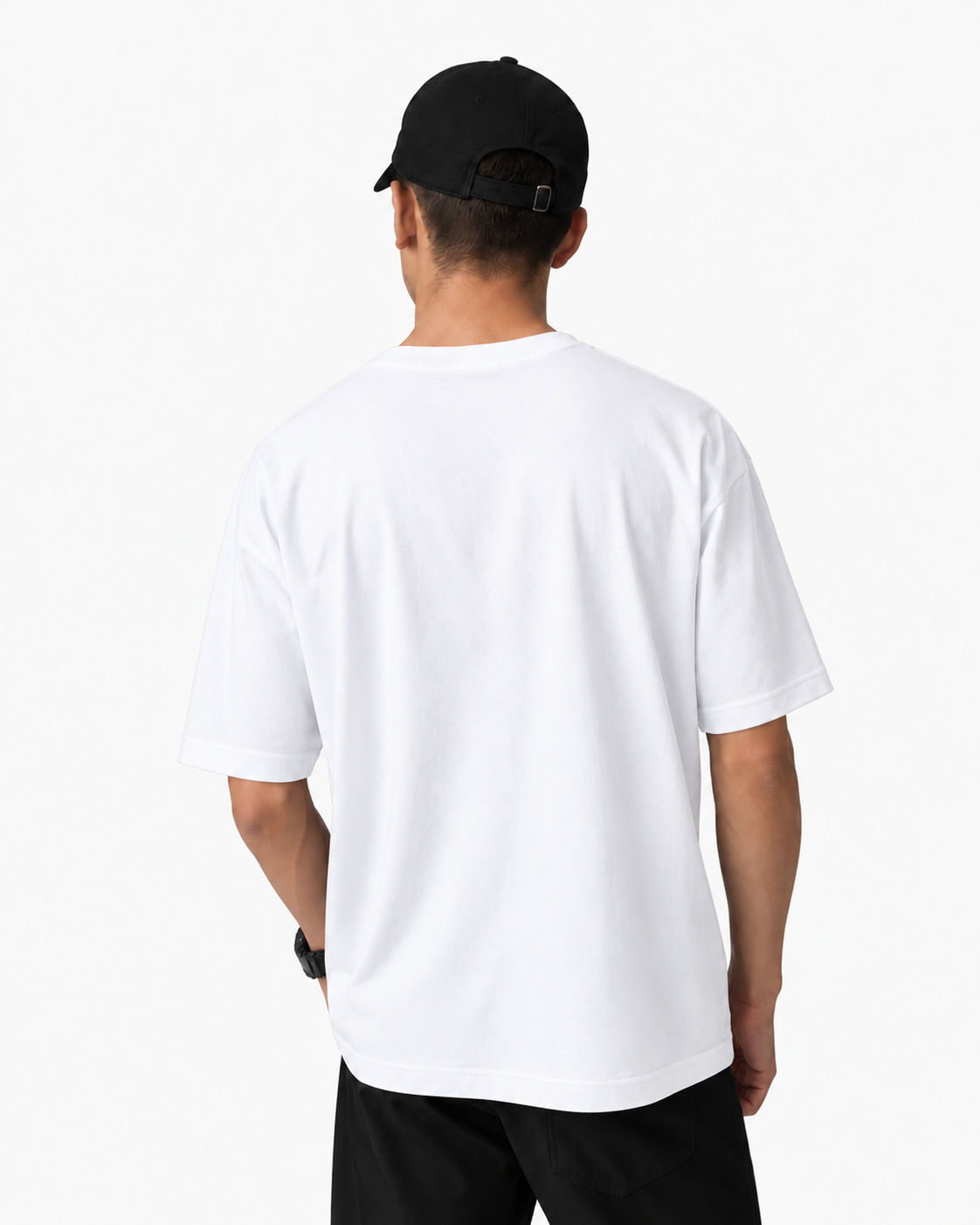VELVONE - Essential Terry Oversized Tee Light