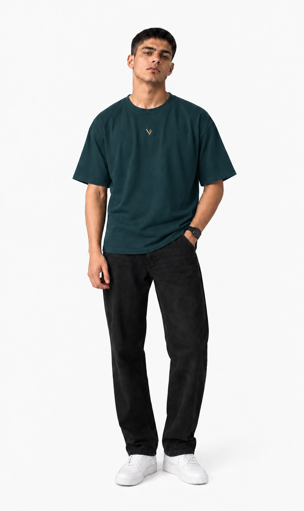 VELVONE —  V Classic Oversized Tee Dark
