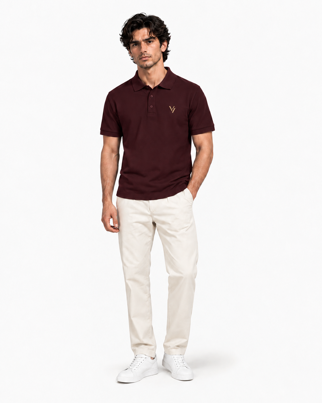 VELVONE — V Signature Polo Dark