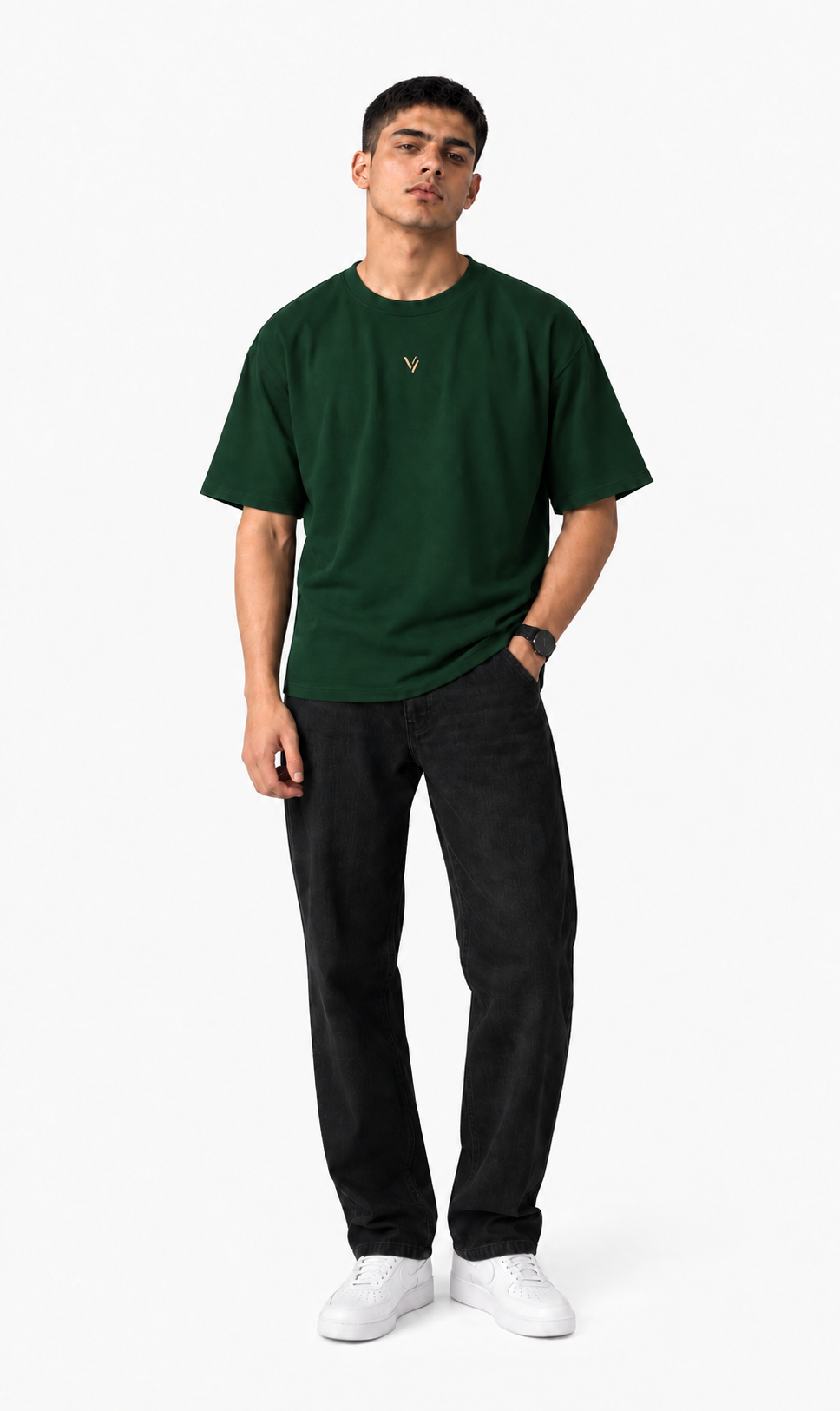 VELVONE —  V Classic Oversized Tee Dark